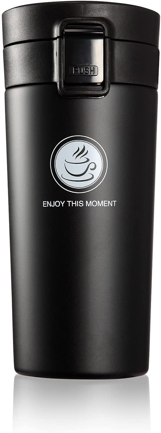 Insulated Travel Mug with Lid – Keeps Drinks Hot & Cold
