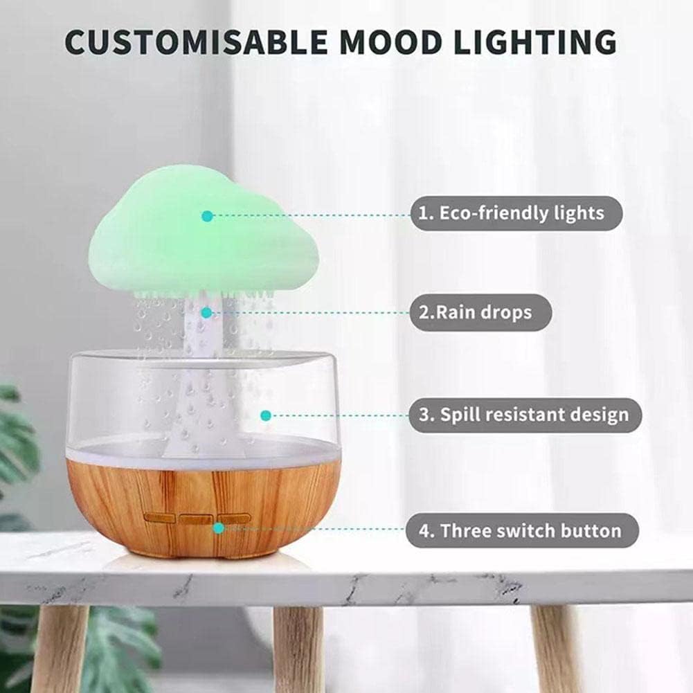 Rain Cloud Humidifier & Night Light