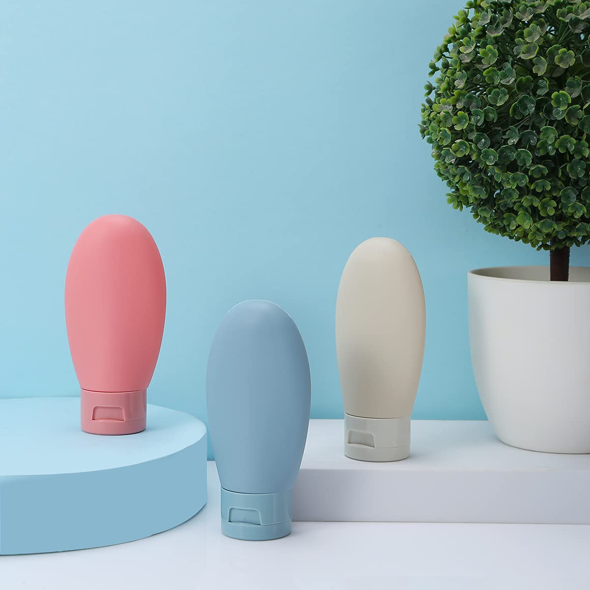 3 Pcs Travel Bottles Set, 60ML