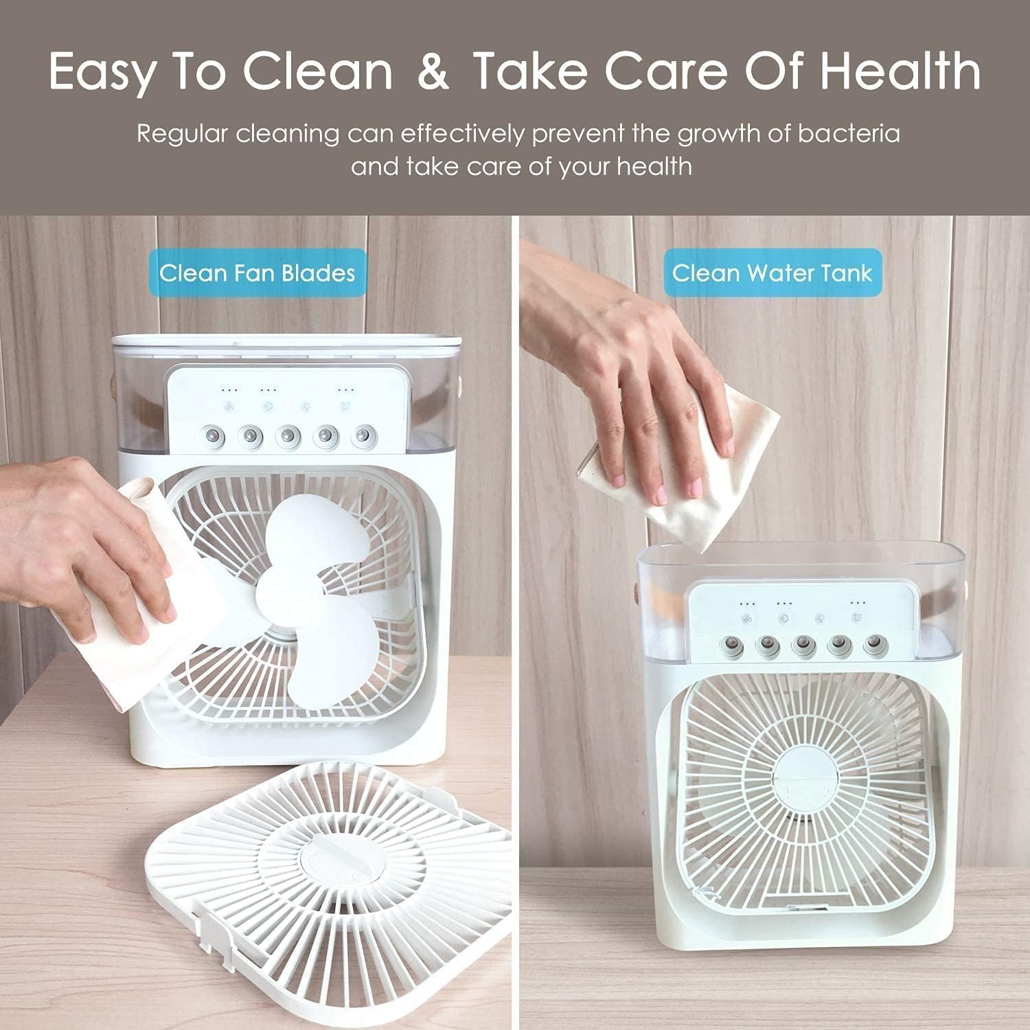 Portable Air Cooler & Mini Humidifier