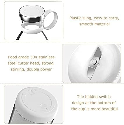 Rechargeable Mini USB Juicer & Blender - Portable Personal Electric Fruit Mixer & Grinder