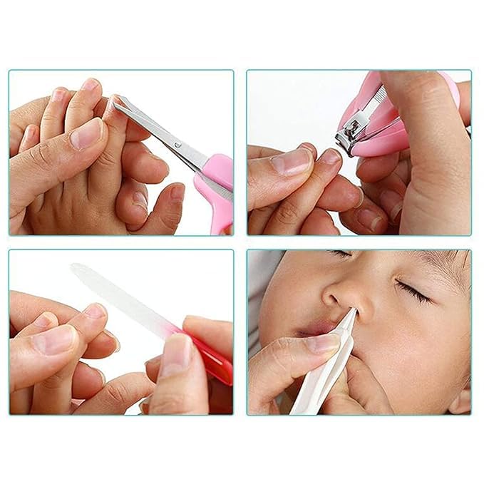 Portable Baby Grooming Kit – Essential Newborn & Toddler Care Accessories for Home & Travel (1 Set)