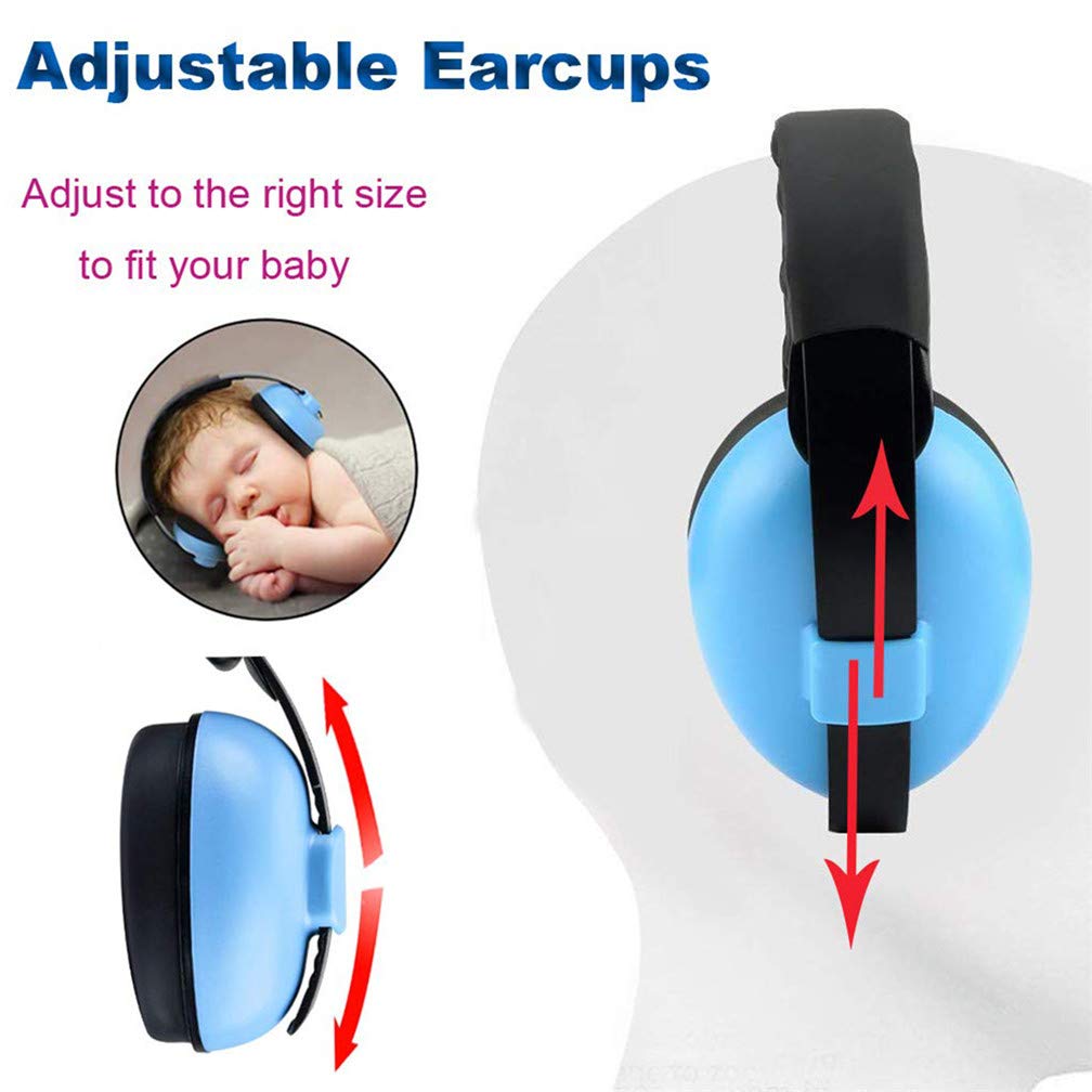 Baby Noise Cancelling Headphones – Ear Protection for Infants & Toddlers (0-3 Years) – Comfortable Earmuffs for Sleep, Travel, Concerts & Fireworks