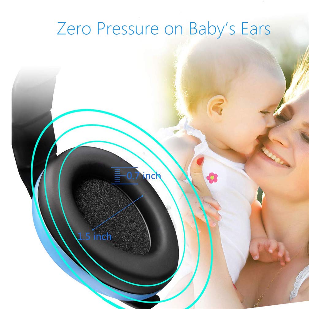 Baby Noise Cancelling Headphones – Ear Protection for Infants & Toddlers (0-3 Years) – Comfortable Earmuffs for Sleep, Travel, Concerts & Fireworks