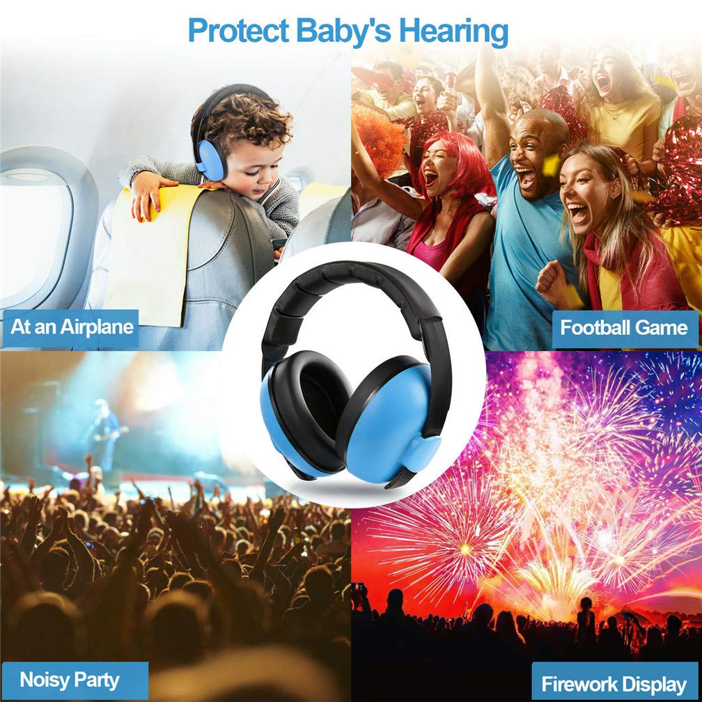 Baby Noise Cancelling Headphones – Ear Protection for Infants & Toddlers (0-3 Years) – Comfortable Earmuffs for Sleep, Travel, Concerts & Fireworks