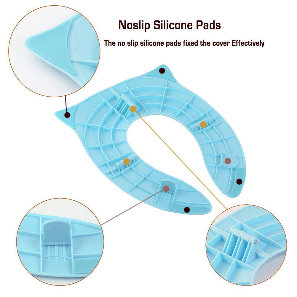 Foldable Portable Baby Toilet Seat – Travel-Friendly Potty Trainer for Kids (0.5 to 5 Years)