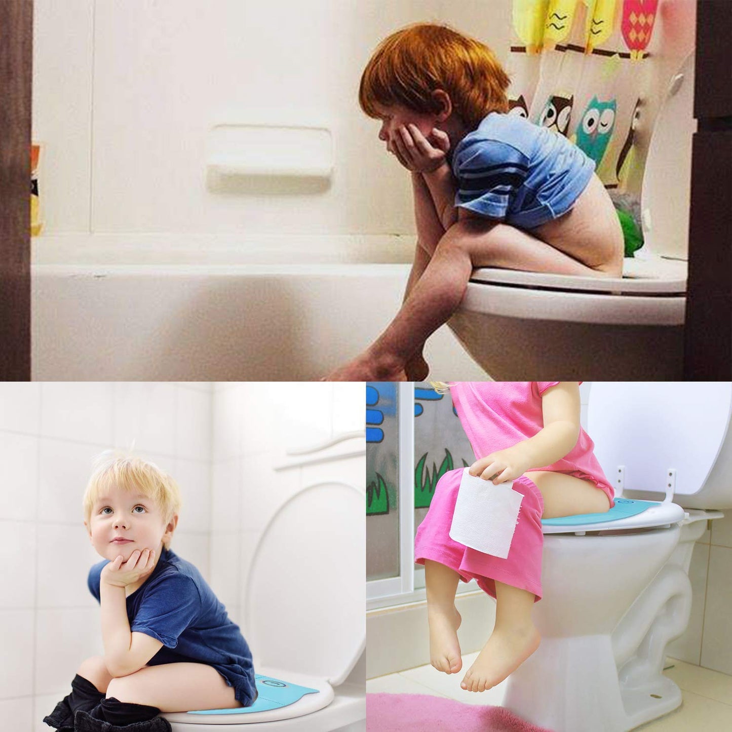 Foldable Portable Baby Toilet Seat – Travel-Friendly Potty Trainer for Kids (0.5 to 5 Years)