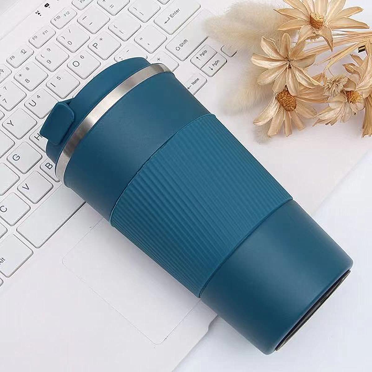 Travel Coffee Cup with Rubber Grip