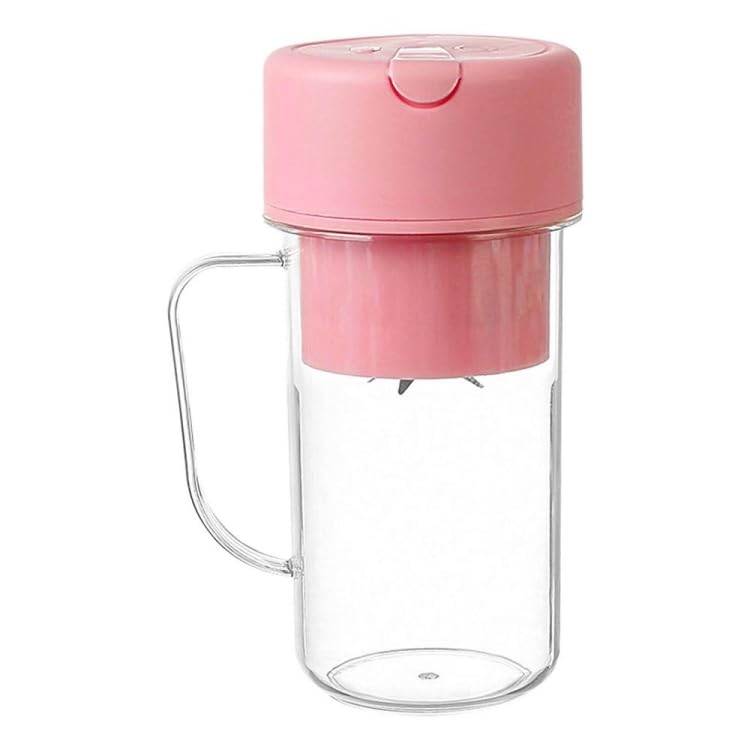 Rechargeable USB Portable Electric Juicer Blender with Straw – Compact Bottle Blender Cup