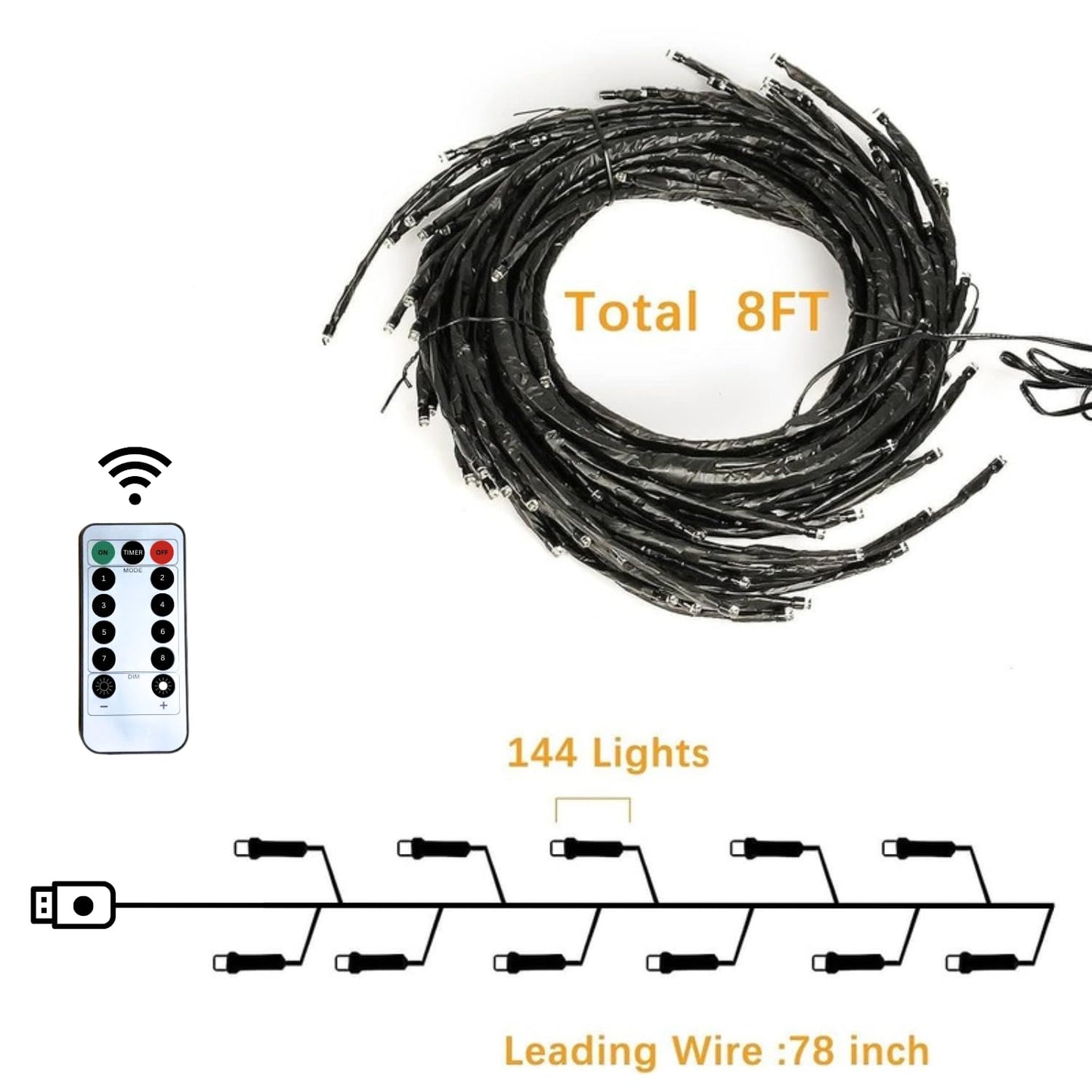 LED Wall Lights for Home Decoration (Pack of 1)