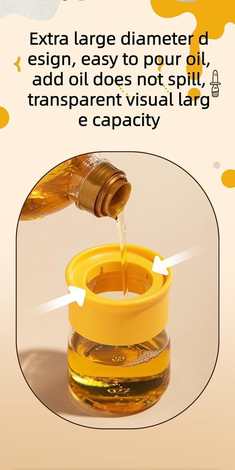 Oil Dispenser Bottle with Silicone Brush 200ML