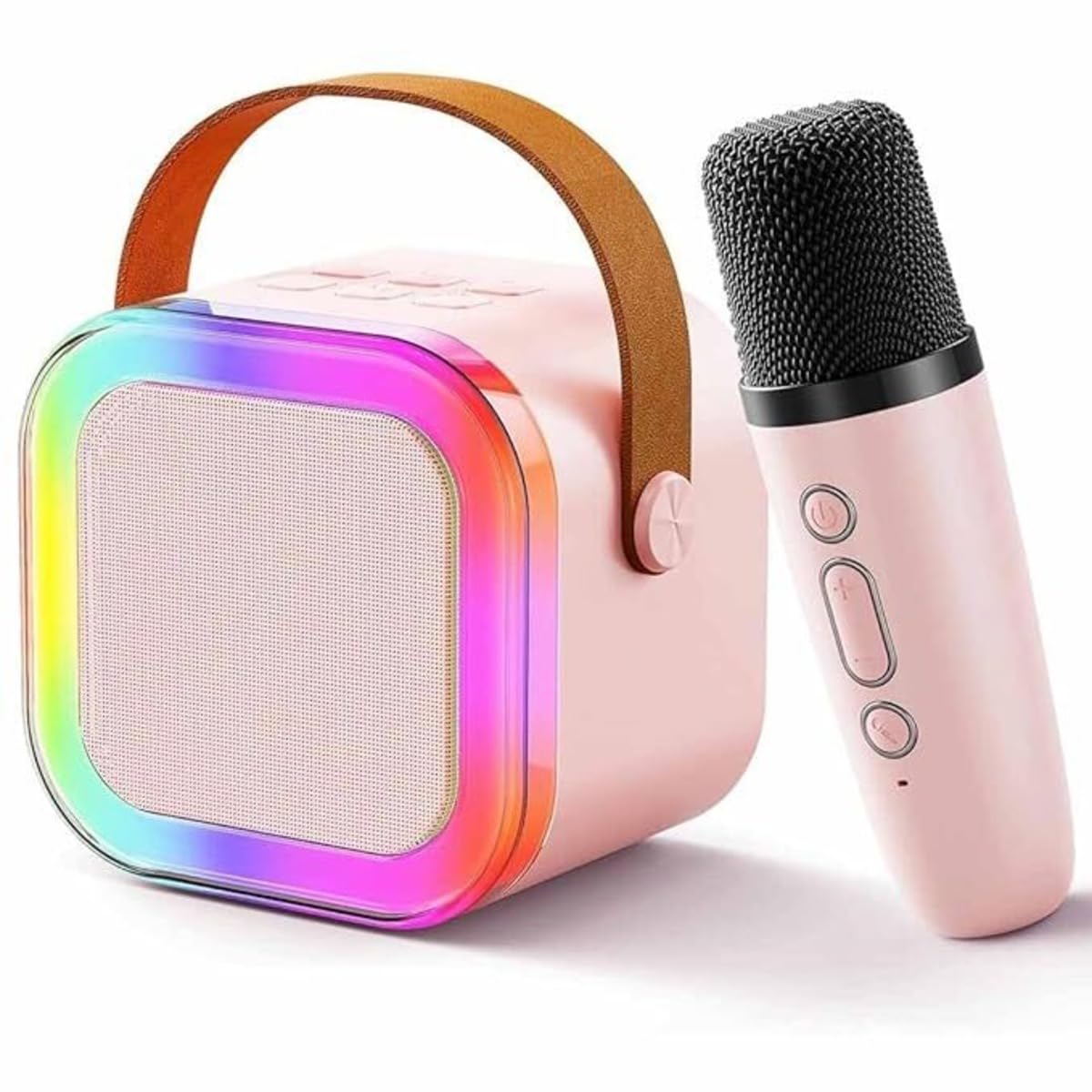Portable Bluetooth Karaoke Mic & Speaker - Fun Gift for Kids (4-12 Years)