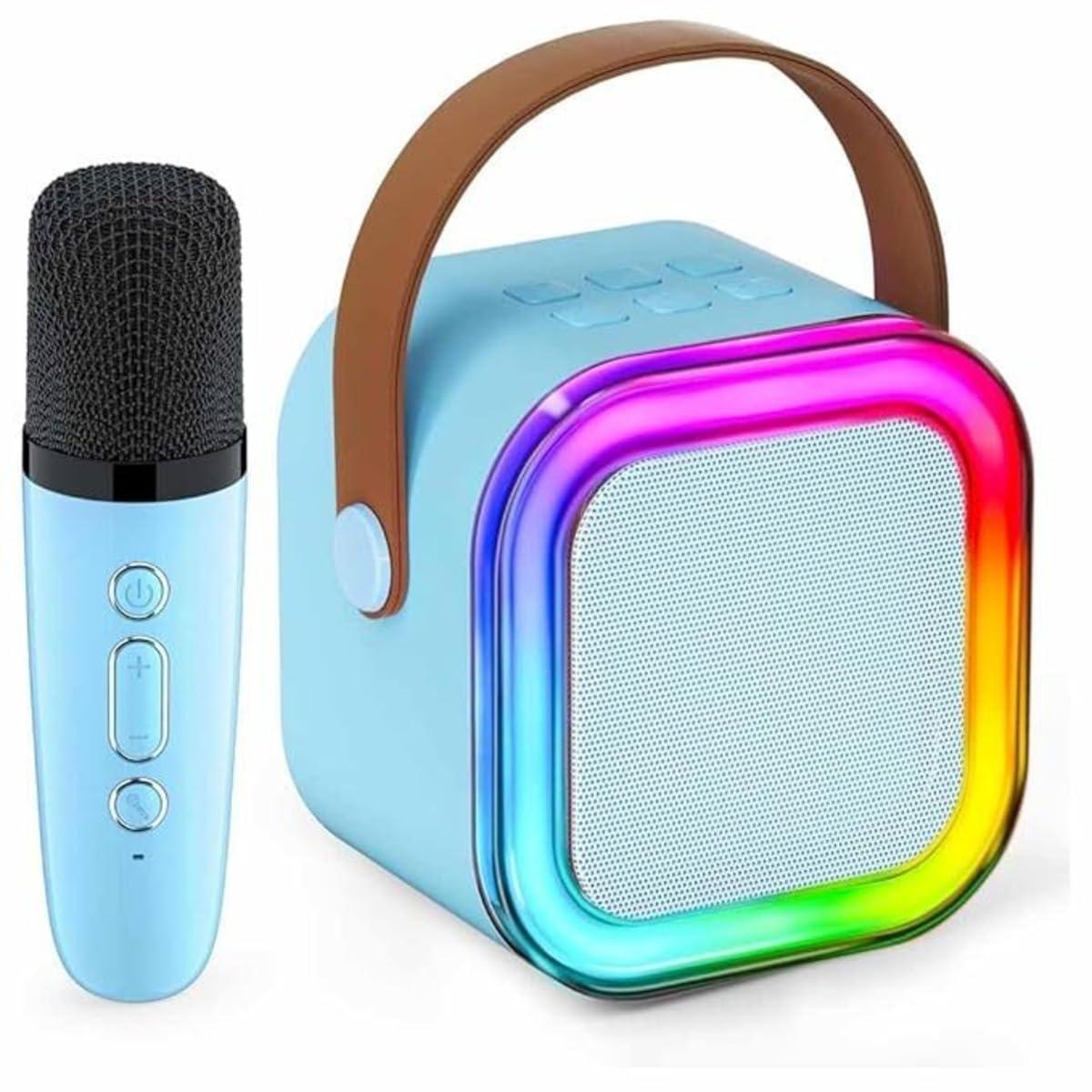 Portable Bluetooth Karaoke Mic & Speaker - Fun Gift for Kids (4-12 Years)