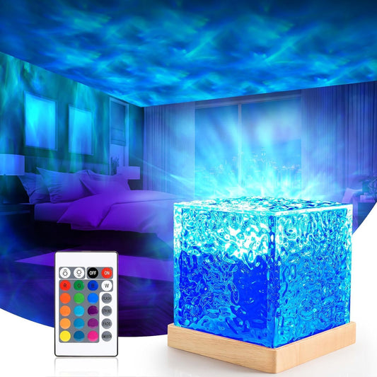 Ocean Wave Projector Light - 3D LED Night Lamp