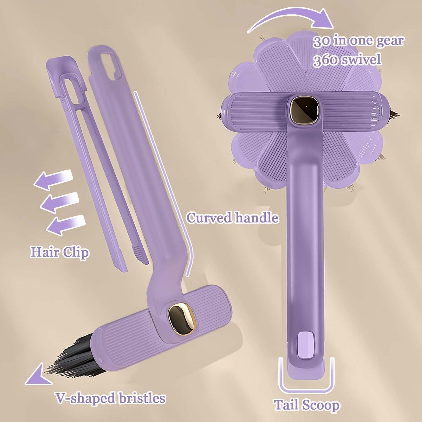 360 Degree Rotating Multi-Function Cleaning Brush