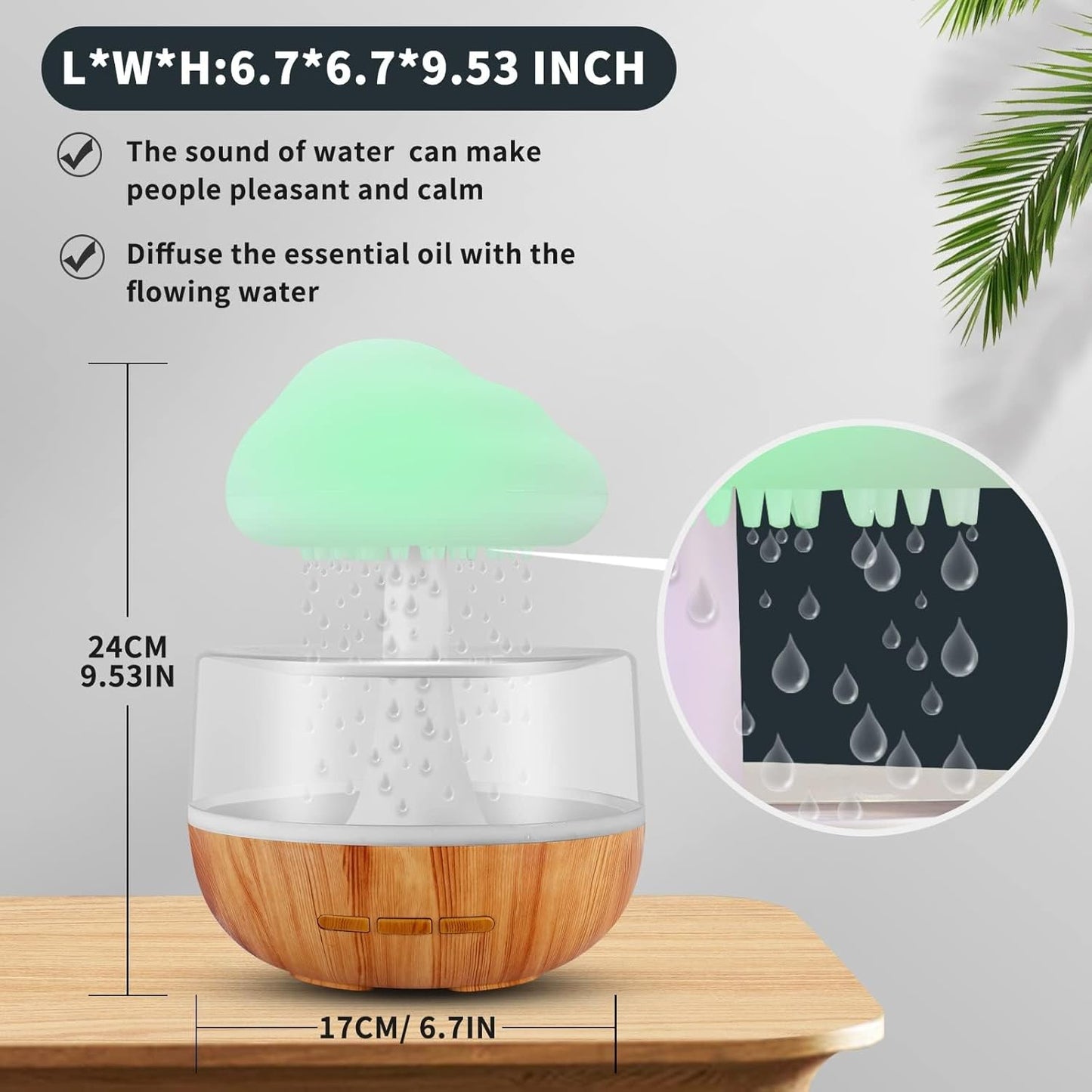 Rain Cloud Humidifier & Night Light