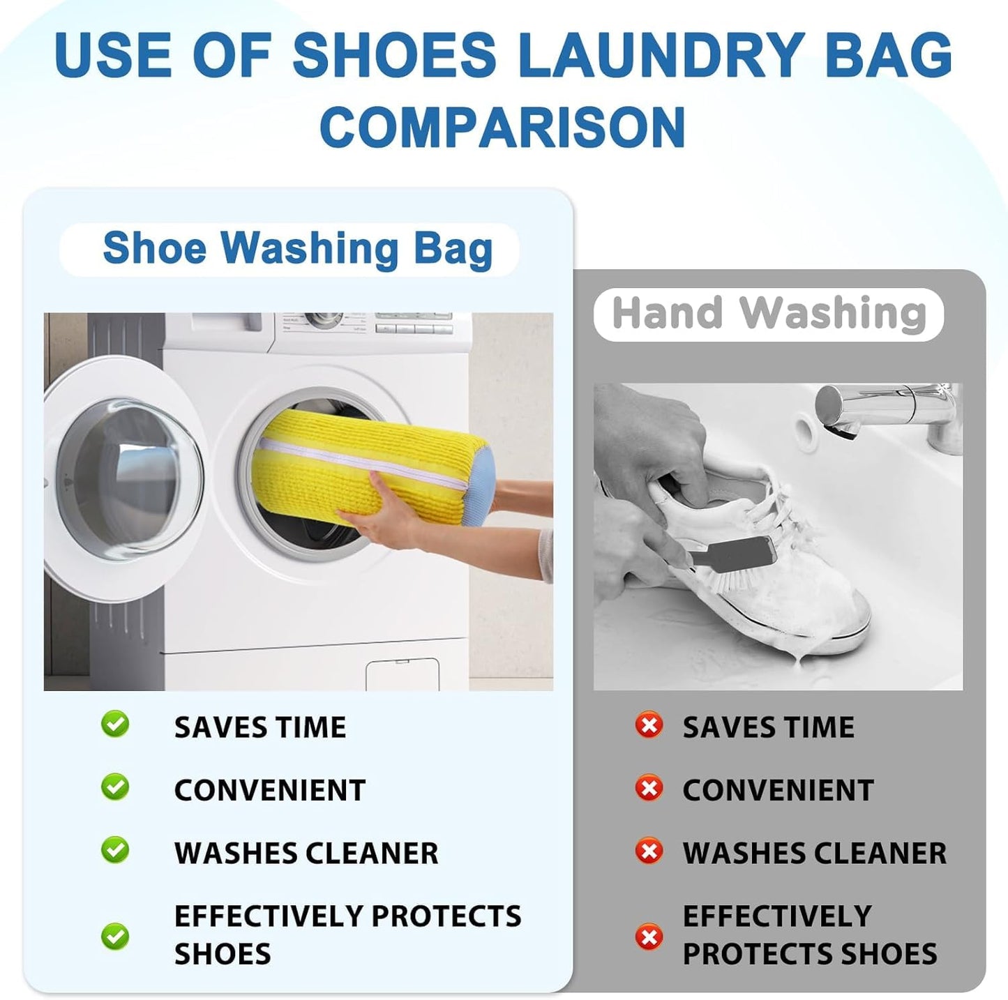 Shoe Wash Bag for Washing Machine
