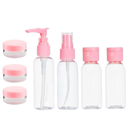 Travel Bottles Set, 7 Pcs