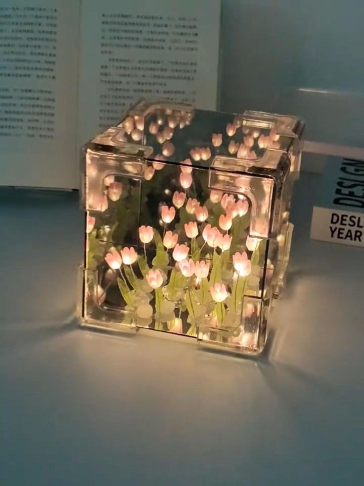 3-in-1 Tulip Mirror Night Light – Cozy Home Lamp