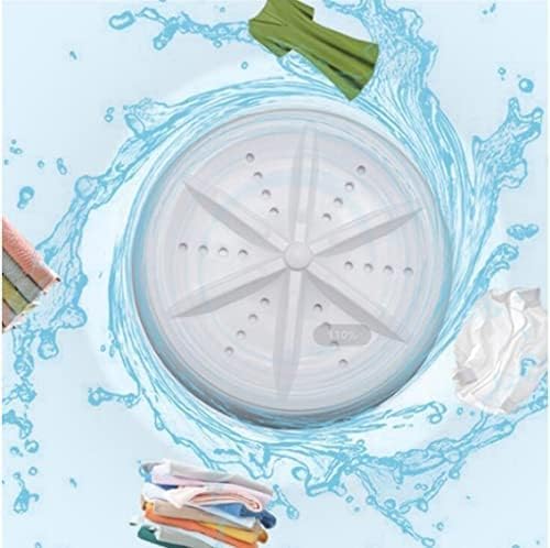 Portable Mini Turbo Washing Machine - Ultrasonic Lightweight Washer with USB Cable